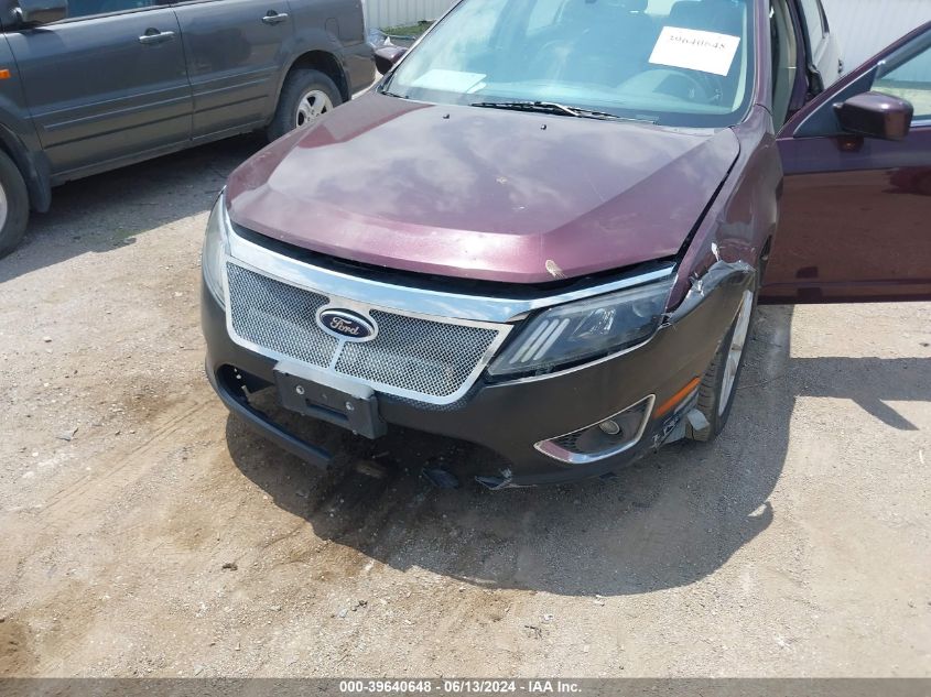 2012 Ford Fusion Sel VIN: 3FAHP0JA9CR419934 Lot: 39640648