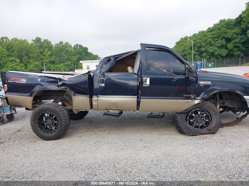2000 Ford F-250 Lariat/Xl/Xlt VIN: 1FTNW21FXYEE05705 Lot: 39640671