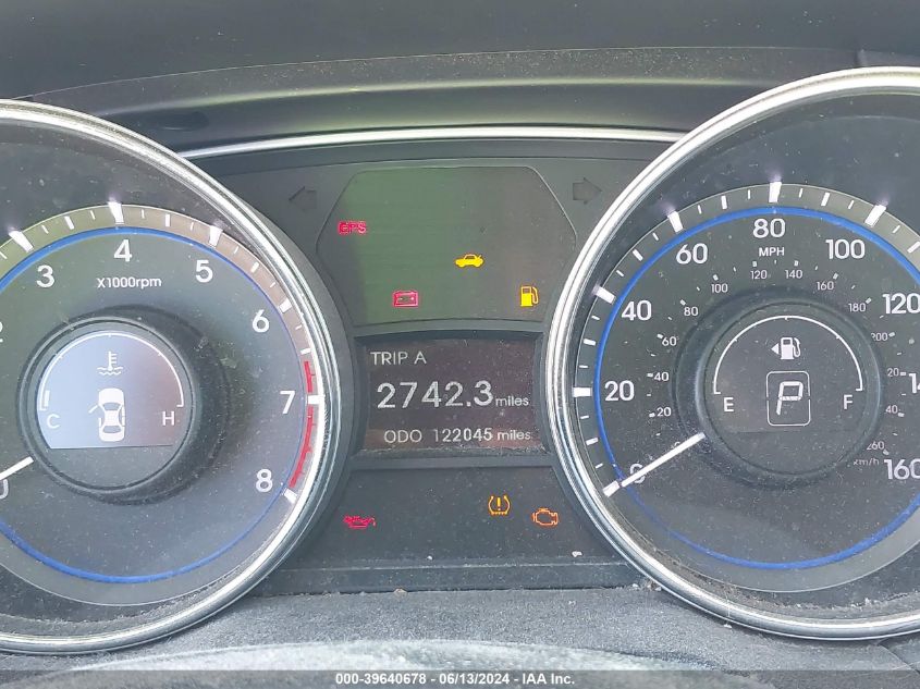 2013 Hyundai Sonata Gls VIN: 5NPEB4AC4DH770937 Lot: 39640678