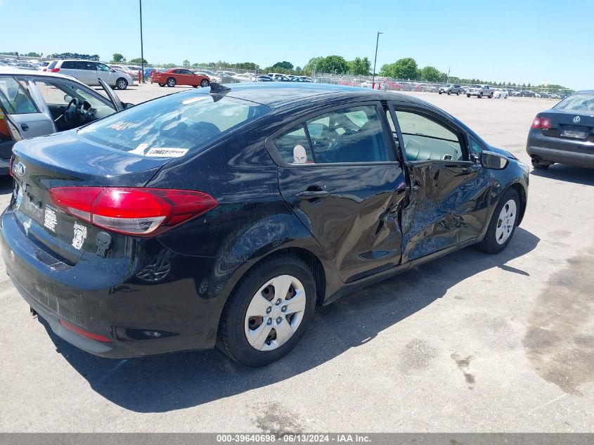 2017 Kia Forte Lx VIN: 3KPFK4A70HE103087 Lot: 39640698