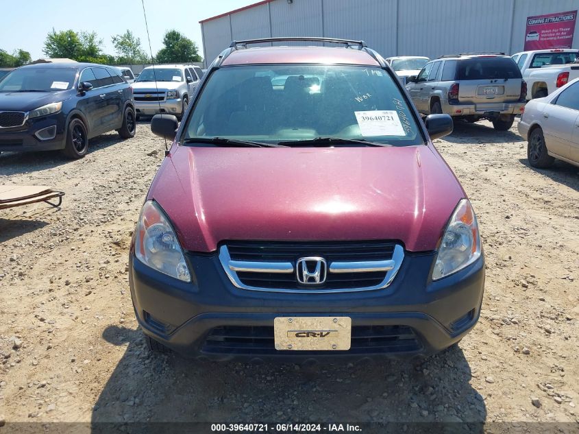 2003 Honda Cr-V Lx VIN: SHSRD68493U102028 Lot: 39640721