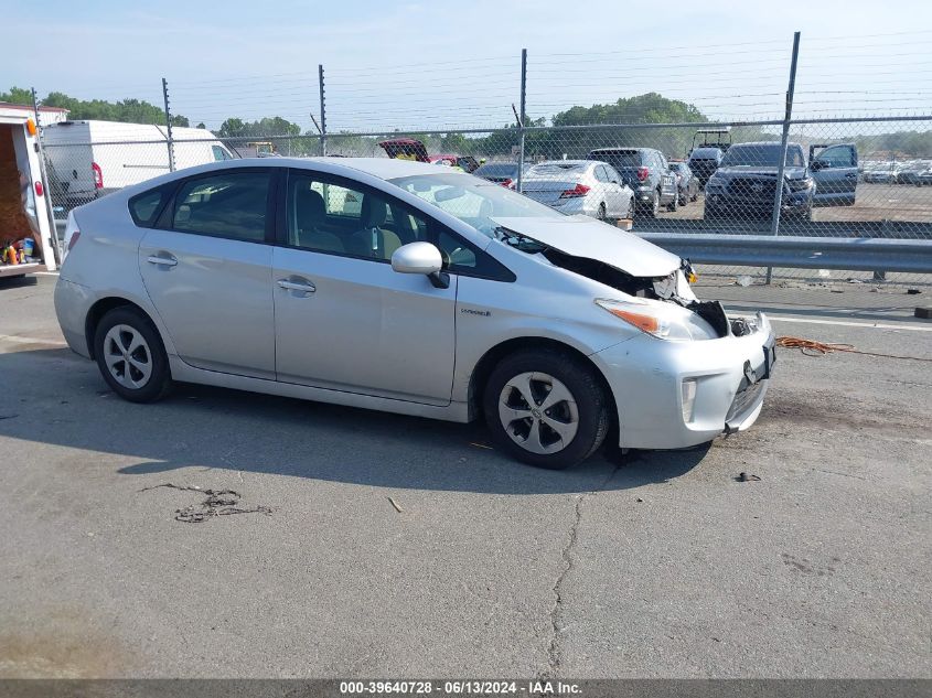 2012 Toyota Prius Two VIN: JTDKN3DU4C5429769 Lot: 39640728