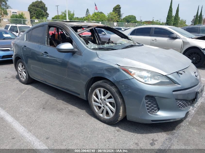 2012 Mazda Mazda3 I Grand Touring VIN: JM1BL1W81C1578884 Lot: 39640748
