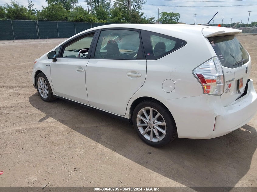 2012 Toyota Prius V Five VIN: JTDZN3EU9C3140489 Lot: 39640795