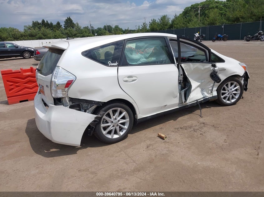 2012 Toyota Prius V Five VIN: JTDZN3EU9C3140489 Lot: 39640795