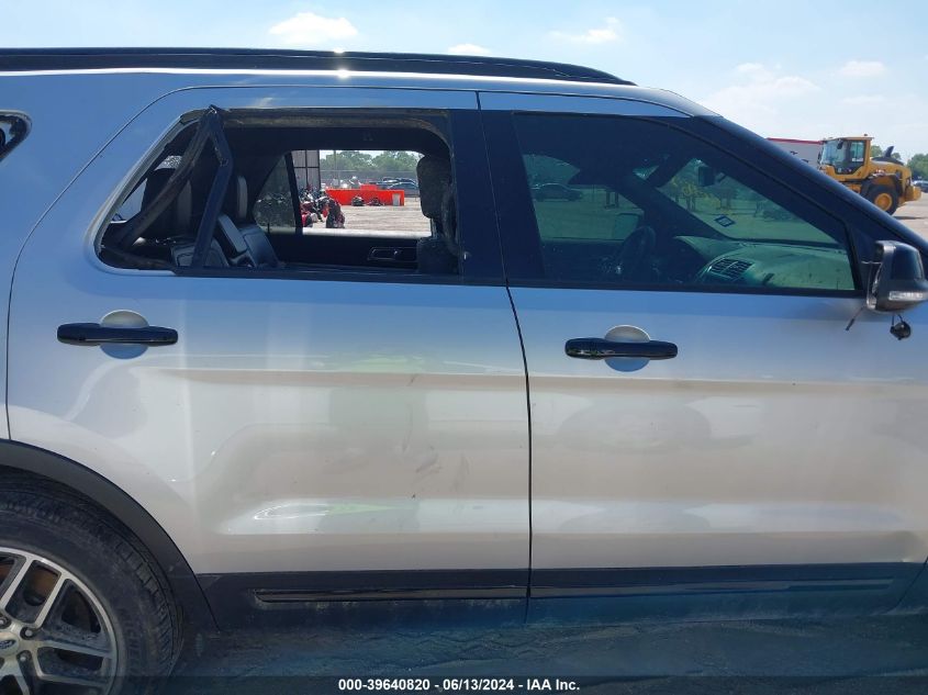 2016 Ford Explorer Sport VIN: 1FM5K8GT3GGB71708 Lot: 39640820