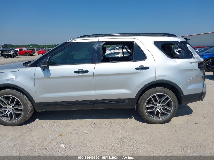 2016 Ford Explorer Sport VIN: 1FM5K8GT3GGB71708 Lot: 39640820