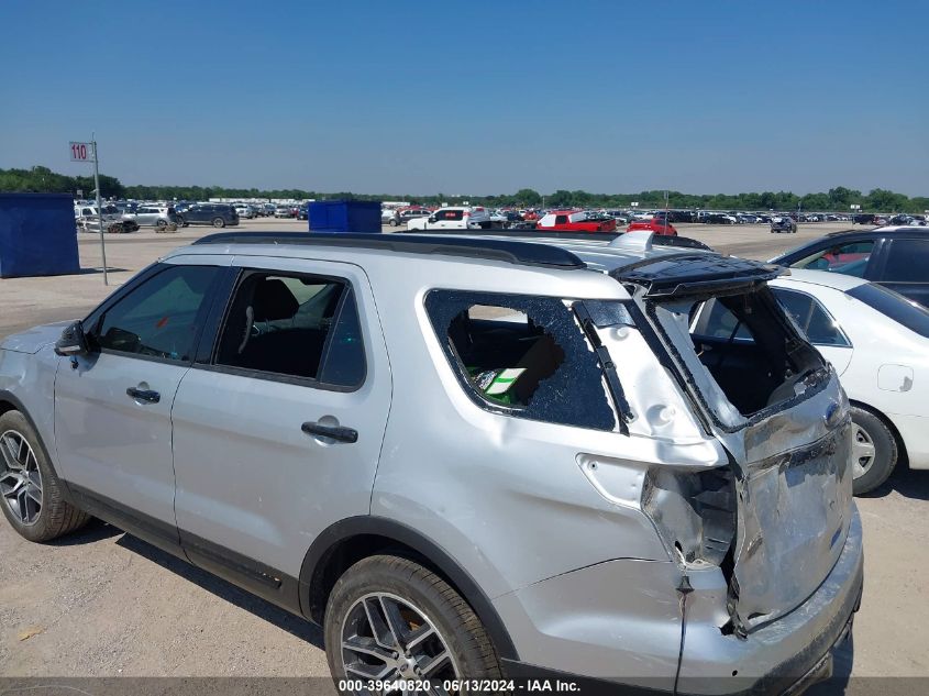 2016 Ford Explorer Sport VIN: 1FM5K8GT3GGB71708 Lot: 39640820