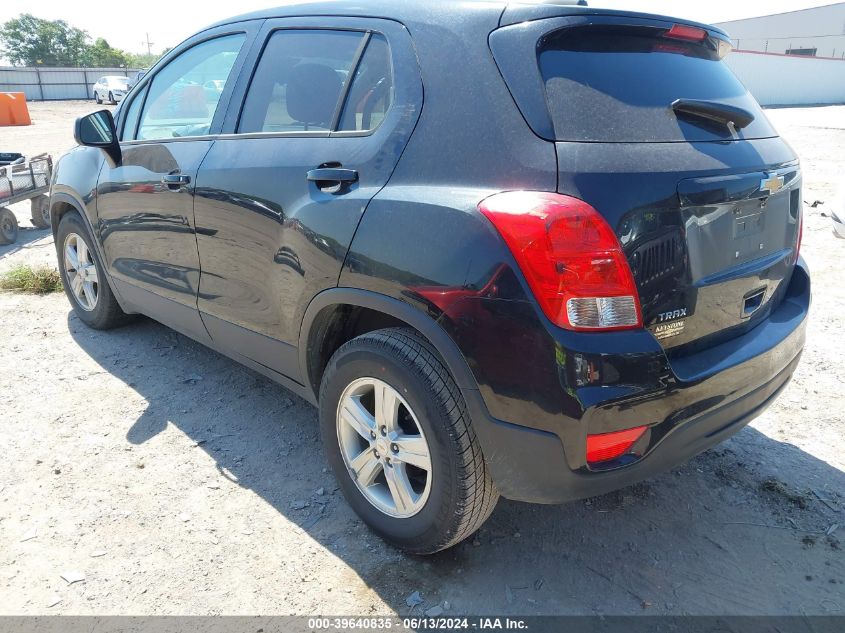 2020 Chevrolet Trax Fwd Ls VIN: KL7CJKSB7LB085963 Lot: 39640835