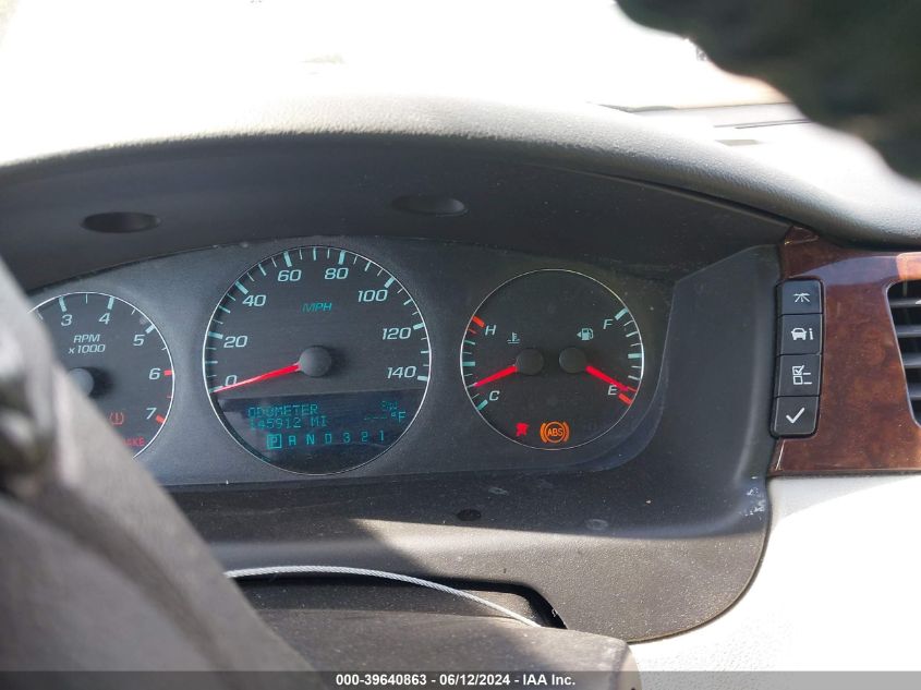 2011 Chevrolet Impala Lt VIN: 2G1WG5EK2B1105281 Lot: 39640863