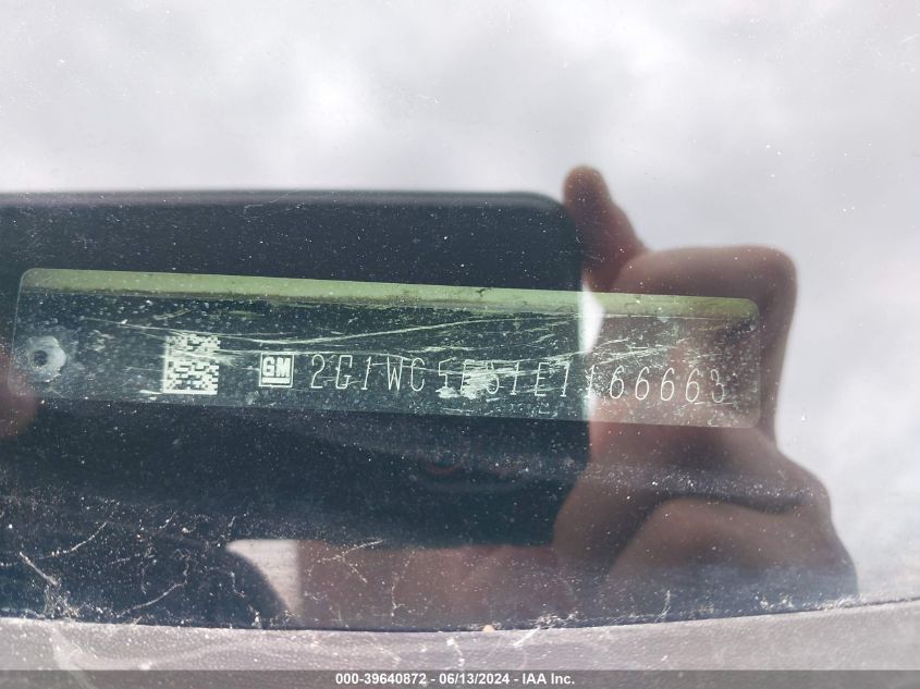 2014 Chevrolet Impala Limited Ltz VIN: 2G1WC5E31E1166663 Lot: 39640872