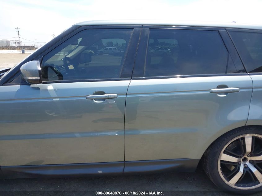 2016 Land Rover Range Rover Sport 3.0L V6 Supercharged Hse VIN: SALWR2VF1GA555142 Lot: 39640876