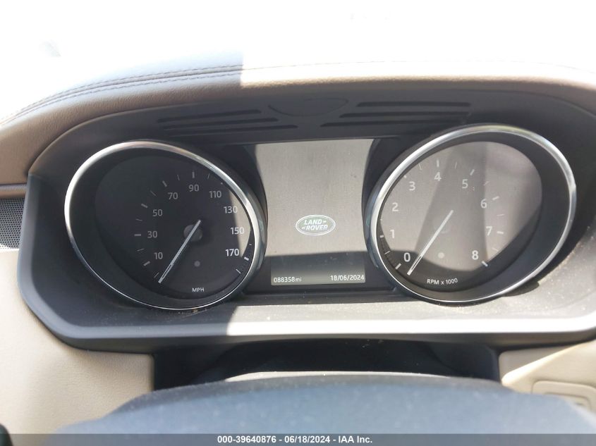 2016 Land Rover Range Rover Sport 3.0L V6 Supercharged Hse VIN: SALWR2VF1GA555142 Lot: 39640876