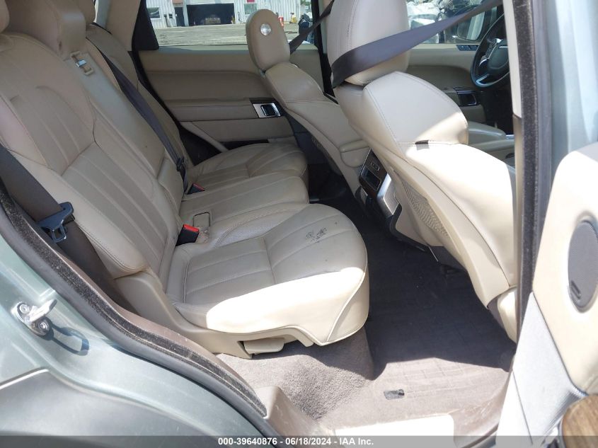 2016 Land Rover Range Rover Sport 3.0L V6 Supercharged Hse VIN: SALWR2VF1GA555142 Lot: 39640876