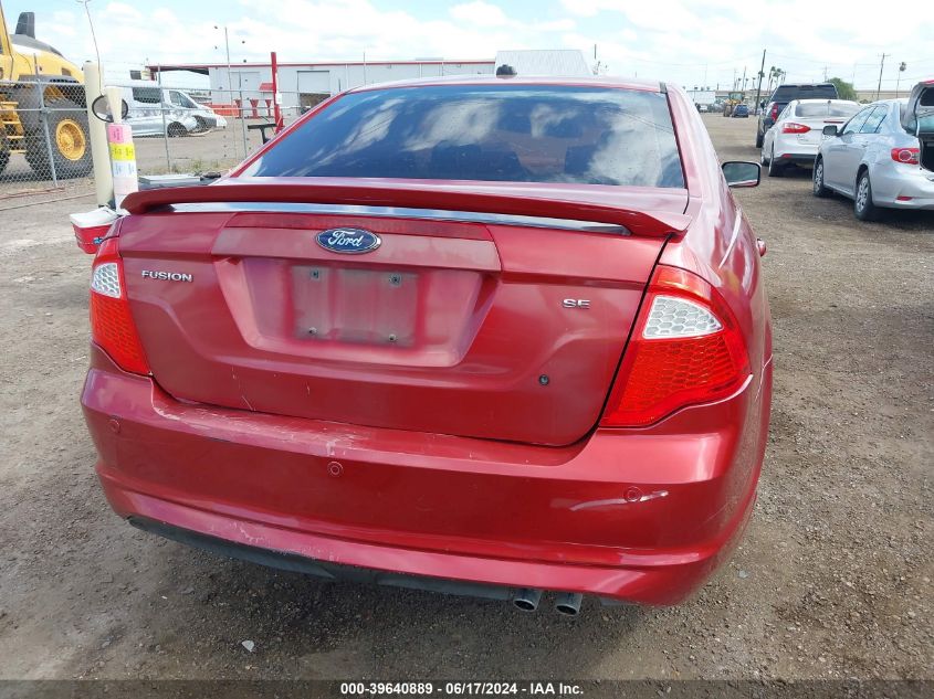 2010 Ford Fusion Se VIN: 3FAHP0HA1AR305820 Lot: 39640889