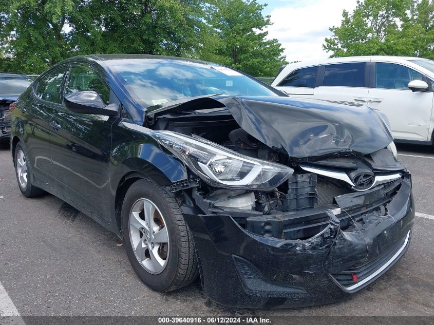 2014 Hyundai Elantra Se VIN: 5NPDH4AE5EH536528 Lot: 39640916