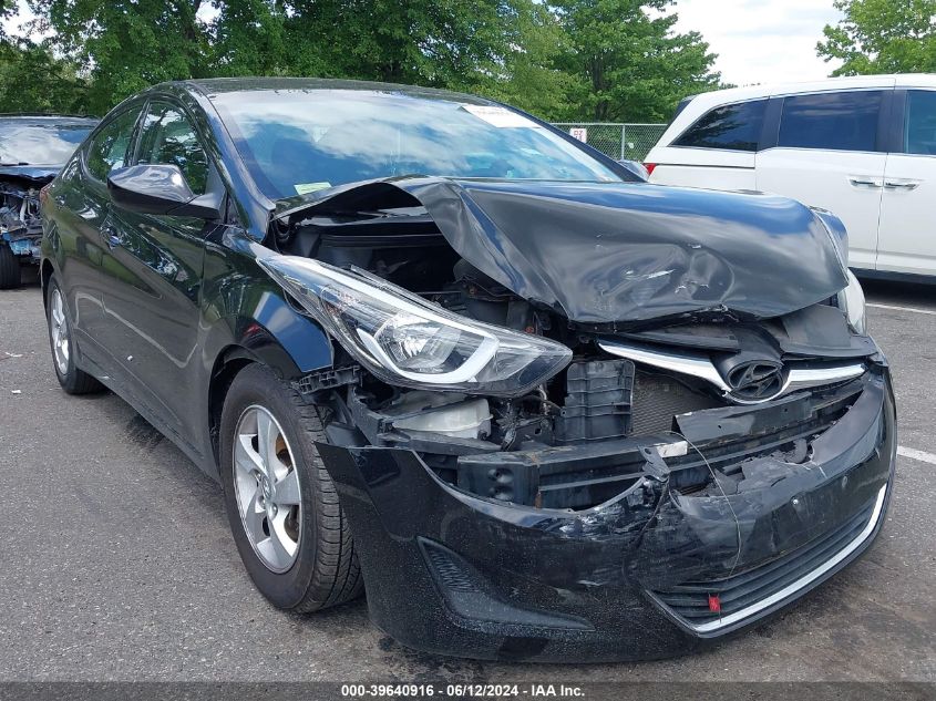 2014 Hyundai Elantra Se VIN: 5NPDH4AE5EH536528 Lot: 39640916