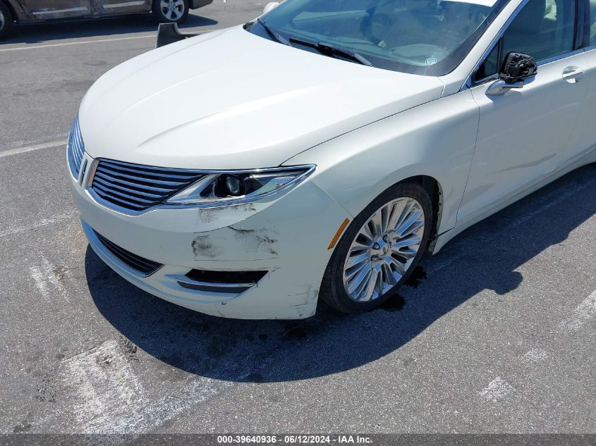 2013 Lincoln Mkz VIN: 3LN6L2GK3DR815511 Lot: 39640936