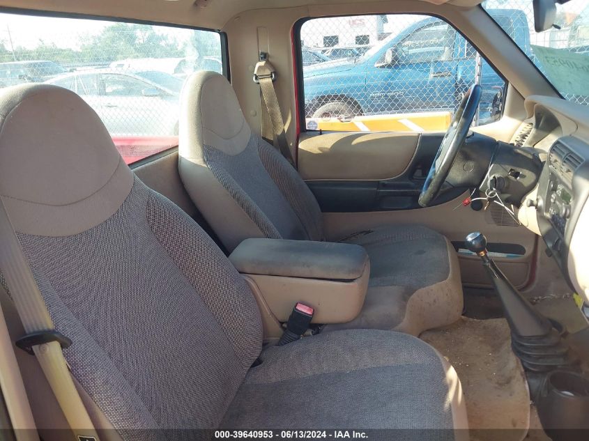 2001 Ford Ranger Xl/Xlt VIN: 1FTYR10D71PB34014 Lot: 39640953