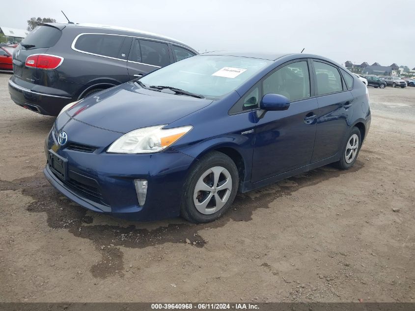 2014 Toyota Prius Two VIN: JTDKN3DU0E1783153 Lot: 39640968