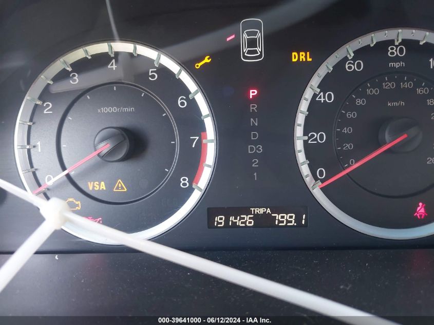 2010 Honda Accord 2.4 Lx VIN: 1HGCP2F35AA138359 Lot: 39641000