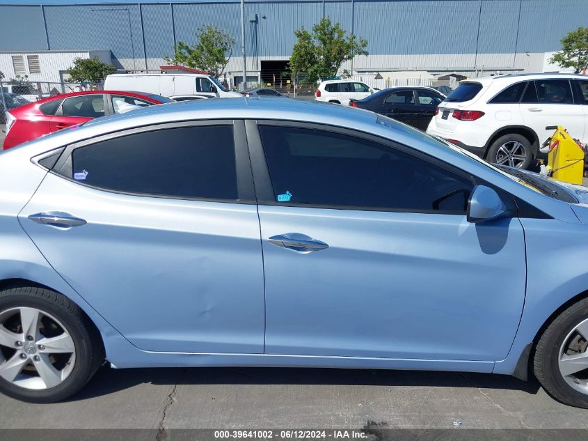 2012 Hyundai Elantra Gls (Ulsan Plant) VIN: KMHDH4AE6CU444035 Lot: 39641002