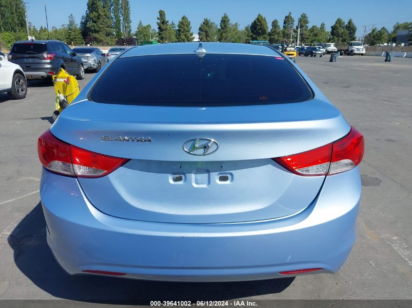 2012 Hyundai Elantra Gls (Ulsan Plant) VIN: KMHDH4AE6CU444035 Lot: 39641002