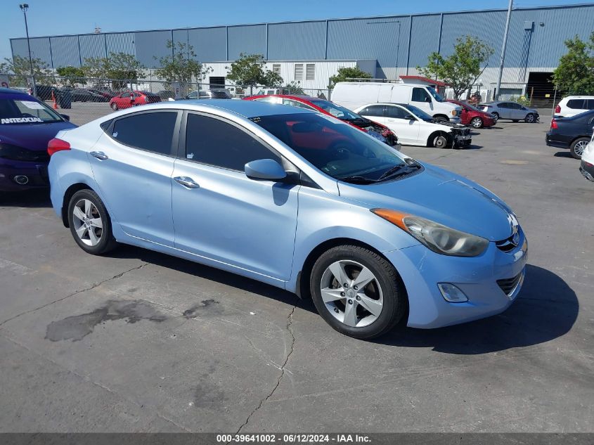 2012 Hyundai Elantra Gls (Ulsan Plant) VIN: KMHDH4AE6CU444035 Lot: 39641002