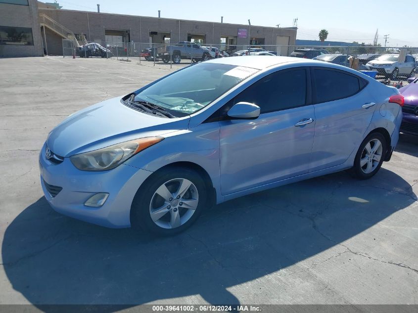 2012 Hyundai Elantra Gls (Ulsan Plant) VIN: KMHDH4AE6CU444035 Lot: 39641002