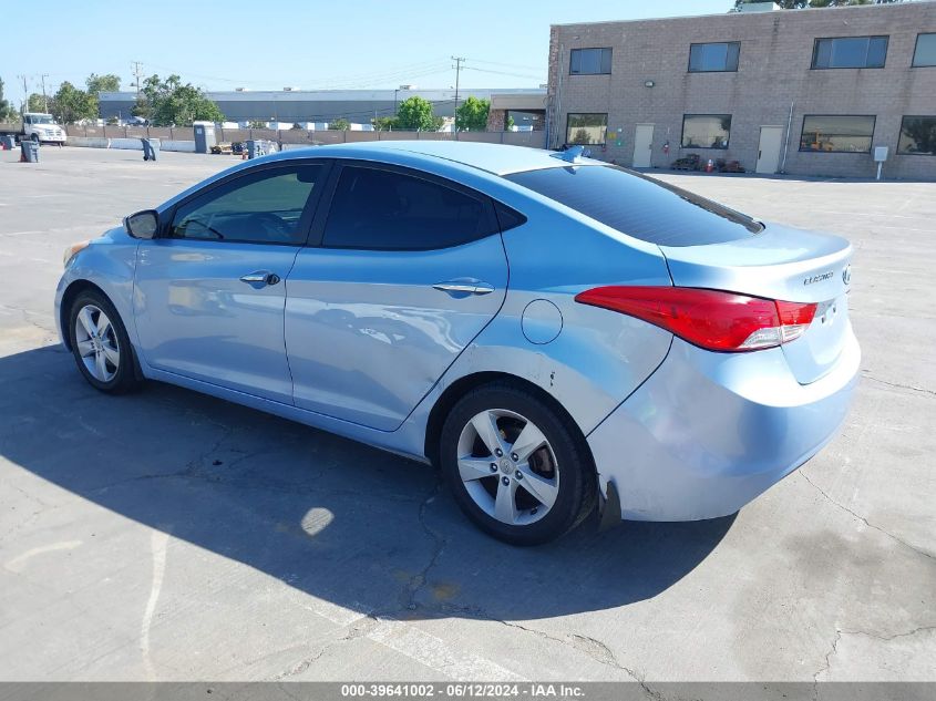 2012 Hyundai Elantra Gls (Ulsan Plant) VIN: KMHDH4AE6CU444035 Lot: 39641002