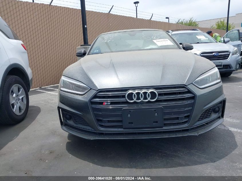 2019 Audi S5 3.0T Premium VIN: WAUC4CF59KA090989 Lot: 39641020