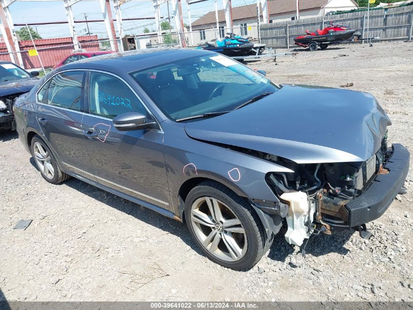 2013 Volkswagen Passat 2.0L Tdi Sel Premium VIN: 1VWCN7A36DC017080 Lot: 39641022