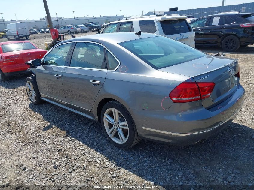 2013 Volkswagen Passat 2.0L Tdi Sel Premium VIN: 1VWCN7A36DC017080 Lot: 39641022