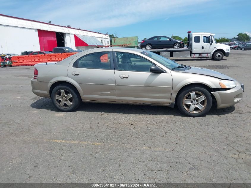 2003 Dodge Stratus Sxt VIN: 1B3EL46XX3N508476 Lot: 39641027