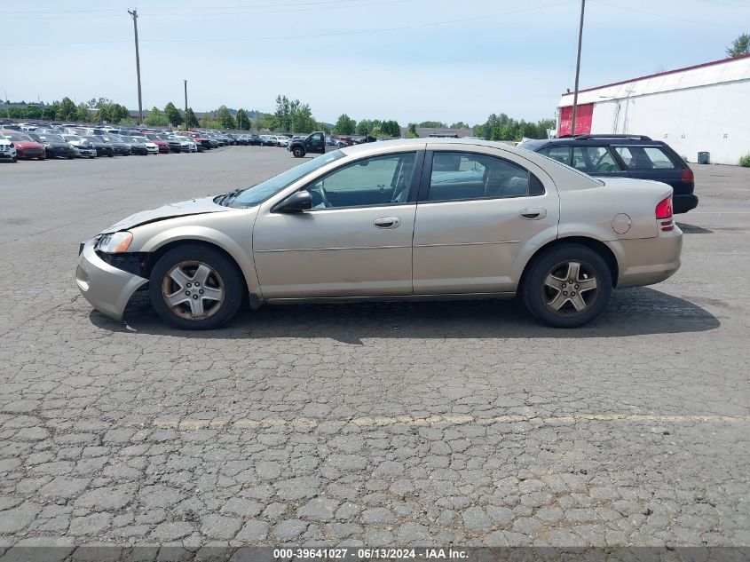 2003 Dodge Stratus Sxt VIN: 1B3EL46XX3N508476 Lot: 39641027