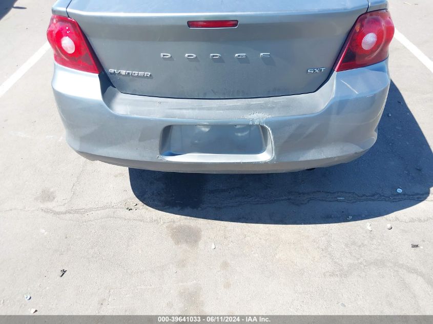 2012 Dodge Avenger Sxt VIN: 1C3CDZCB8CN206519 Lot: 39641033