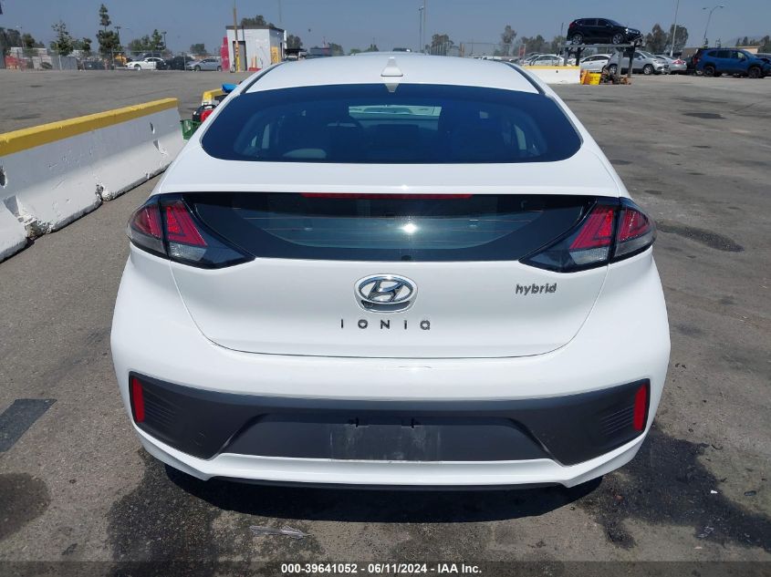 2020 Hyundai Ioniq Hybrid Sel VIN: KMHC85LC9LU239841 Lot: 39641052