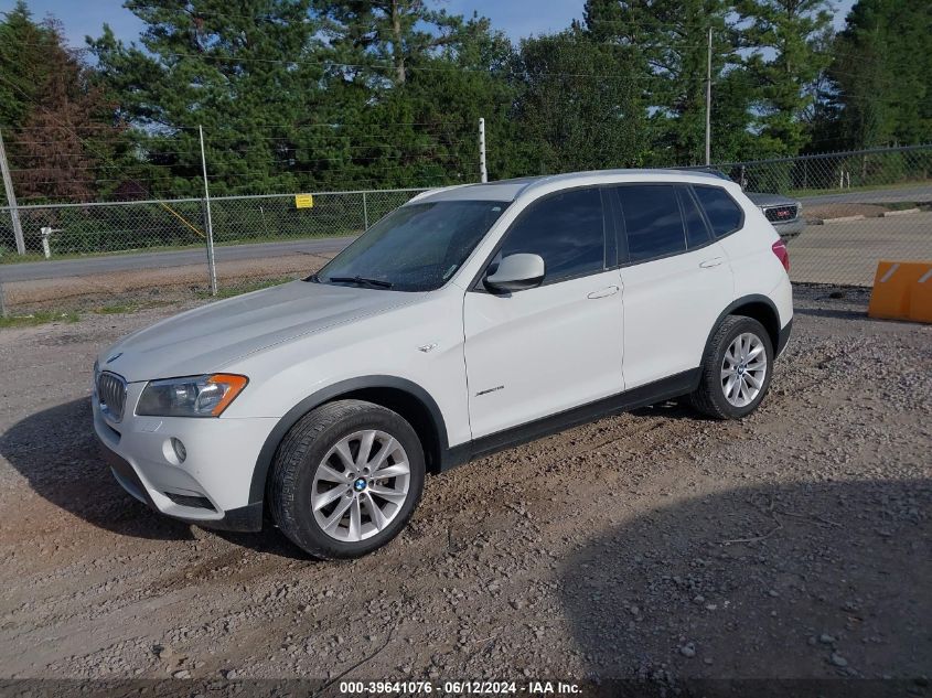 2014 BMW X3 xDrive28I VIN: 5UXWX9C50E0D30814 Lot: 39641076