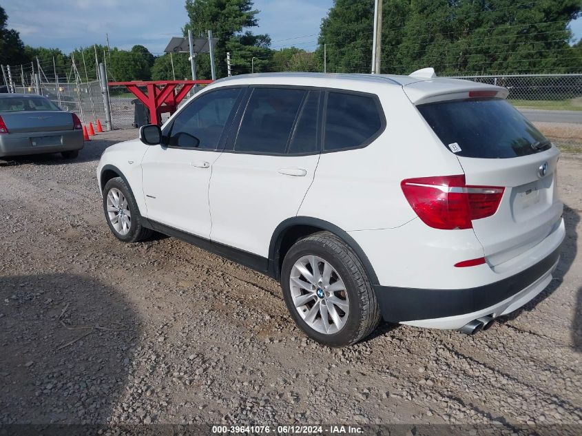 2014 BMW X3 xDrive28I VIN: 5UXWX9C50E0D30814 Lot: 39641076