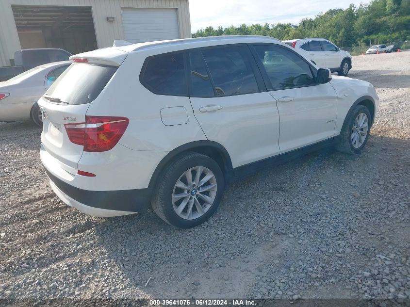 2014 BMW X3 xDrive28I VIN: 5UXWX9C50E0D30814 Lot: 39641076