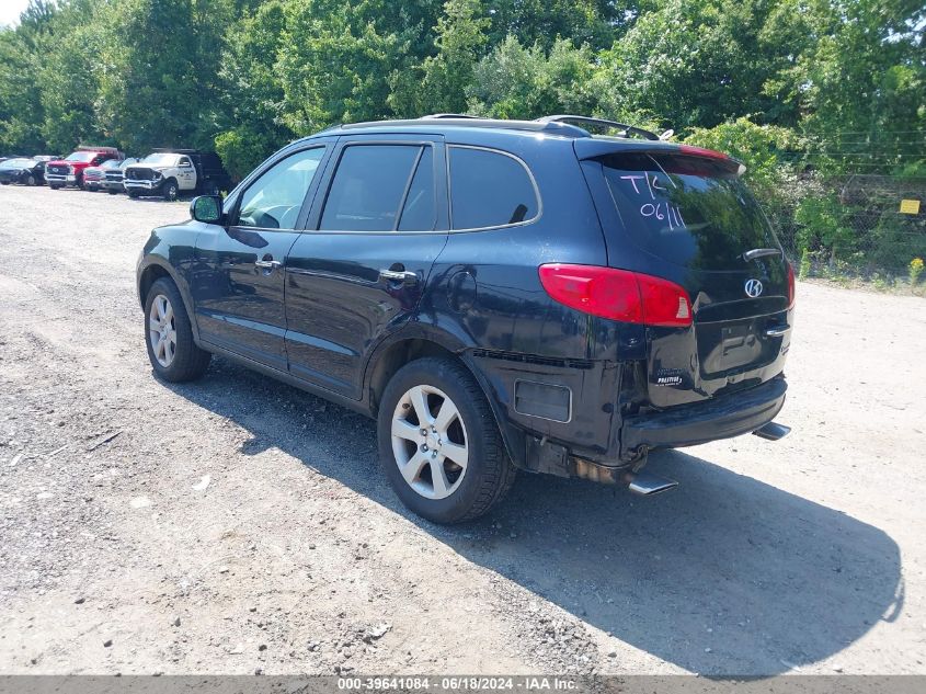 5NMSH73E87H005300 2007 Hyundai Santa Fe Limited/Se