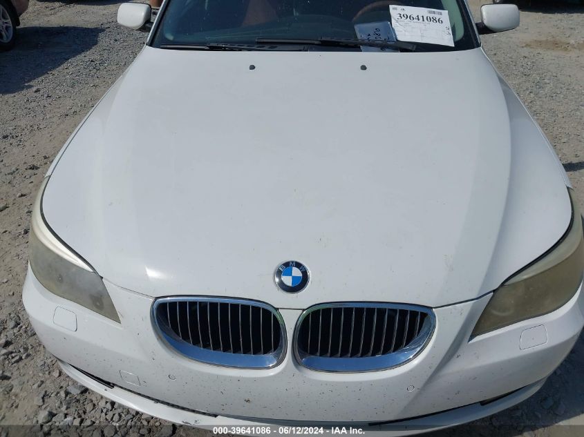 2008 BMW 528I VIN: WBANU53508CT09649 Lot: 39641086