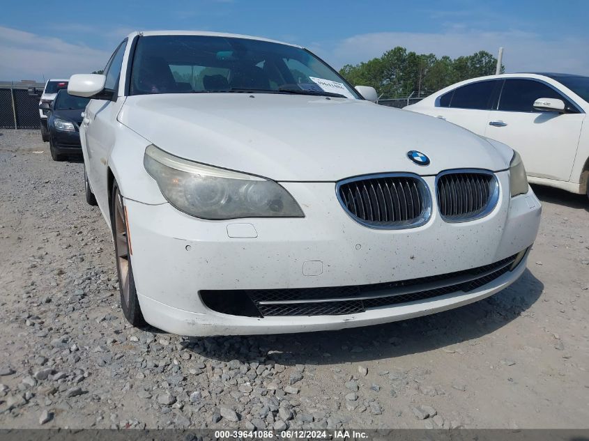 2008 BMW 528I VIN: WBANU53508CT09649 Lot: 39641086