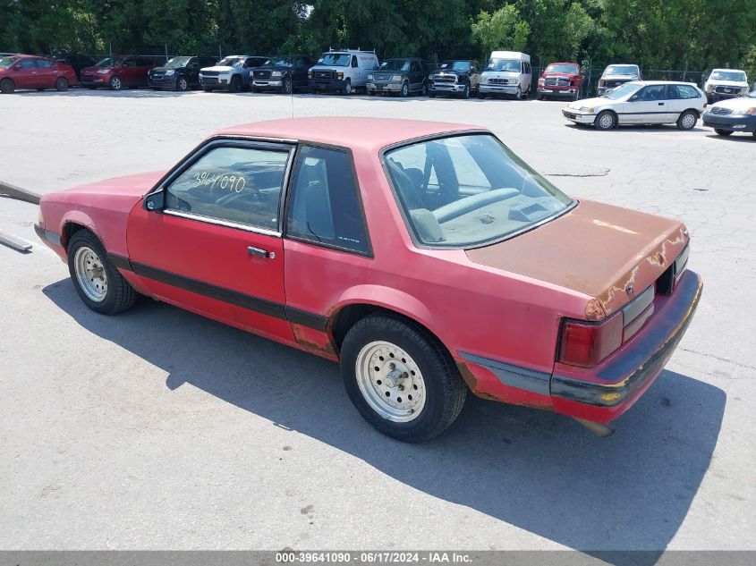 1990 Ford Mustang Lx VIN: 1FACP40A8LF133122 Lot: 39641090