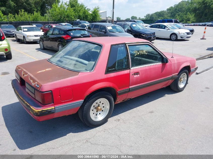 1990 Ford Mustang Lx VIN: 1FACP40A8LF133122 Lot: 39641090