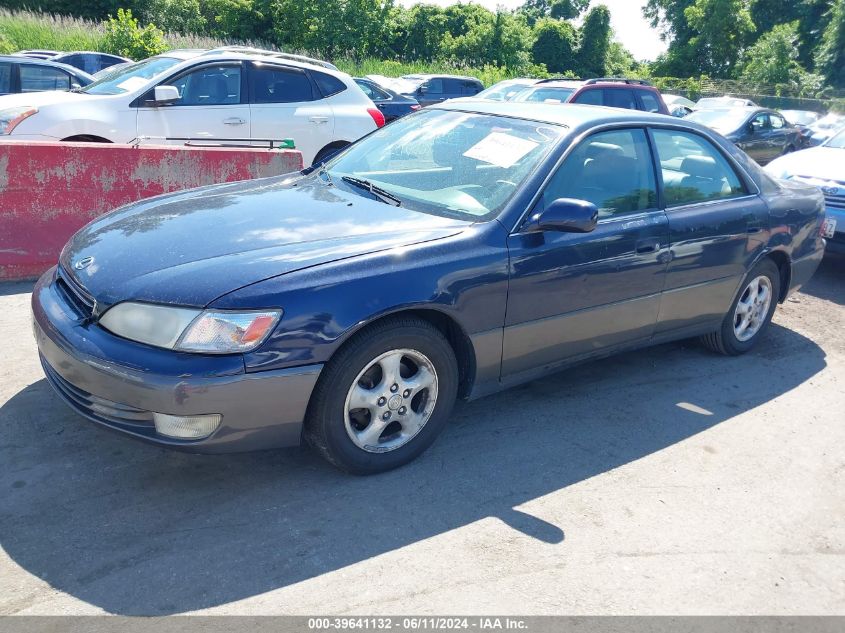 JT8BF28G9X0232416 | 1999 LEXUS ES 300