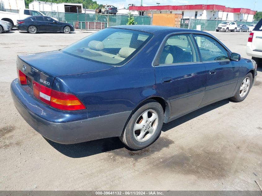 JT8BF28G9X0232416 | 1999 LEXUS ES 300