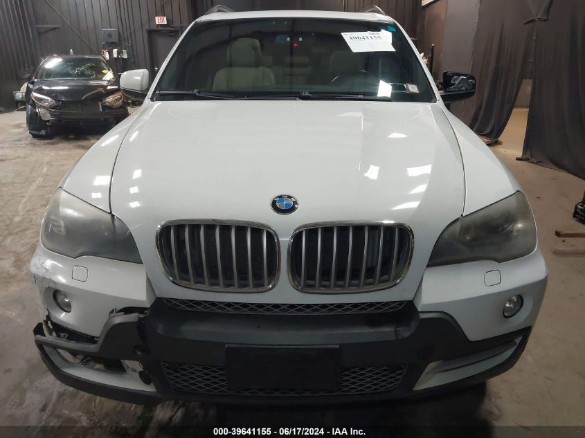 2007 BMW X5 4.8I VIN: 5UXFE83547LZ39306 Lot: 39641155