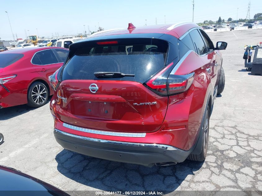 2019 Nissan Murano Platinum VIN: 5N1AZ2MJ0KN115997 Lot: 39641177