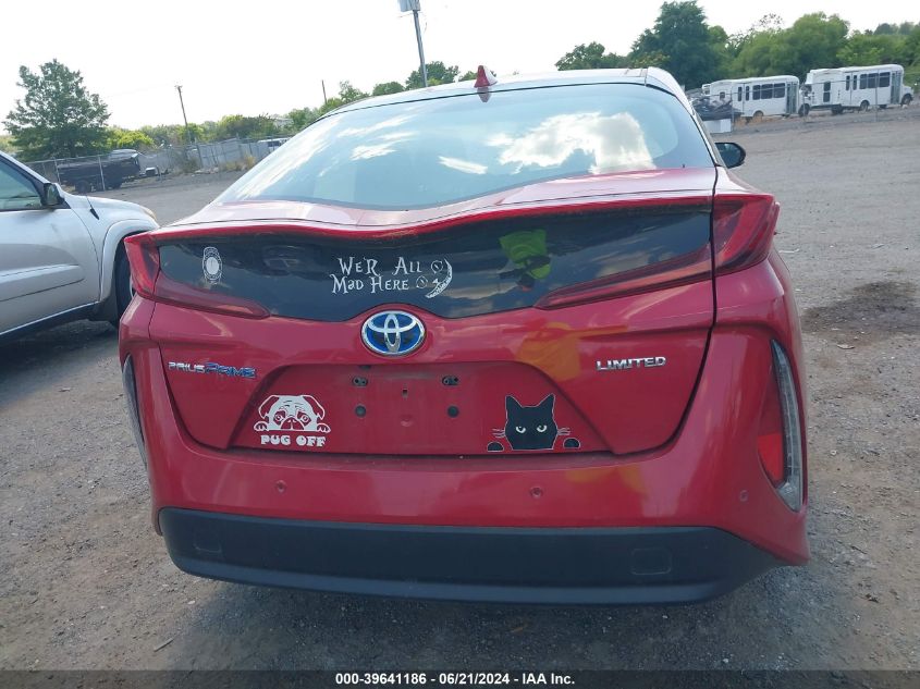 2020 Toyota Prius Prime Limited VIN: JTDKARFP5L3128672 Lot: 39641186